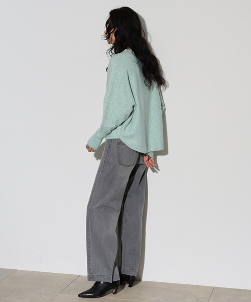 「GALLEST」 長袖ニット 34 ホワイト レディース_画像5