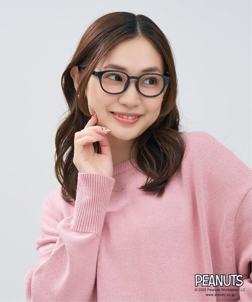 Zoff（ゾフ） 伊達メガネ メガネ 眼鏡 Zoff｜PEANUTS ウェリントン型