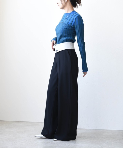 「Eimee Law」 長袖ニット 38 グレー レディース_画像10