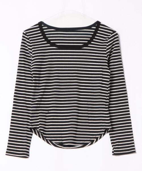 「anap mimpi」 長袖カットソー FREE ブラック レディース_画像2