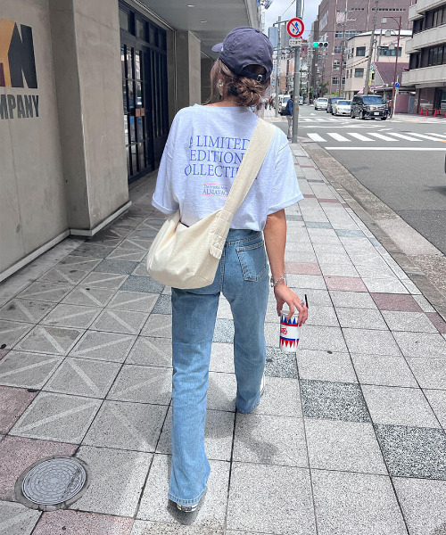 「ISOOK」 半袖Tシャツ FREE ライトグレー レディース_画像6