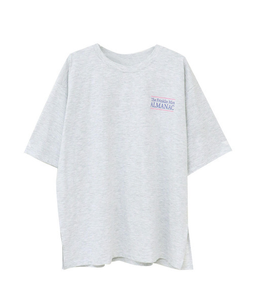 「ISOOK」 半袖Tシャツ FREE ライトグレー レディース_画像8