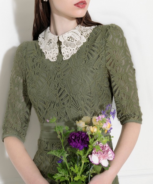 「Leja」 半袖ワンピース SMALL ブラック レディースの画像