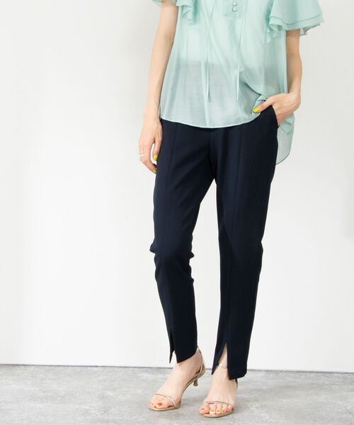 「NOLLEY'S Sophi」 スラックス 36 グレイッシュベージュ レディース_画像5