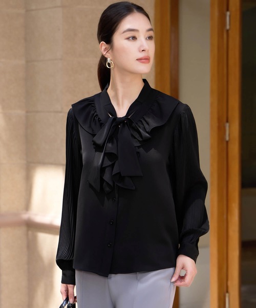 ミントデザインズ　オーバーサイズ　シャツ　シンデレラシャツ　ブラウス　XL 黒 ミントデザインズ オーバーサイズ シャツ シンデレラシャツ ブラウス XL 黒