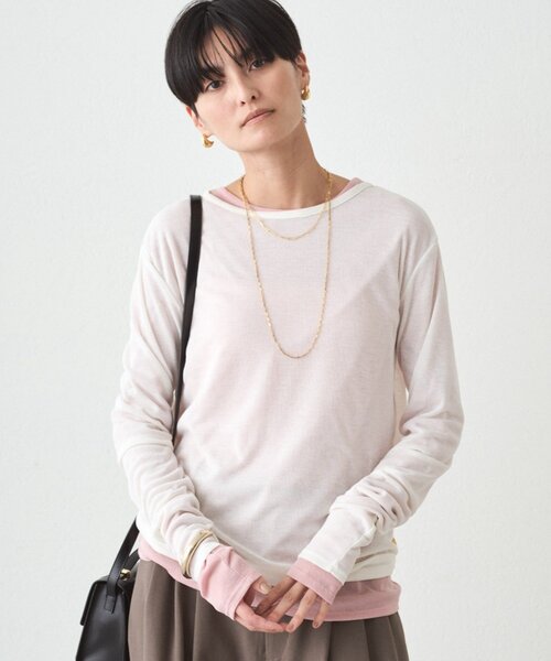 Loungedress（ラウンジドレス） tシャツ シアーロンT レディース