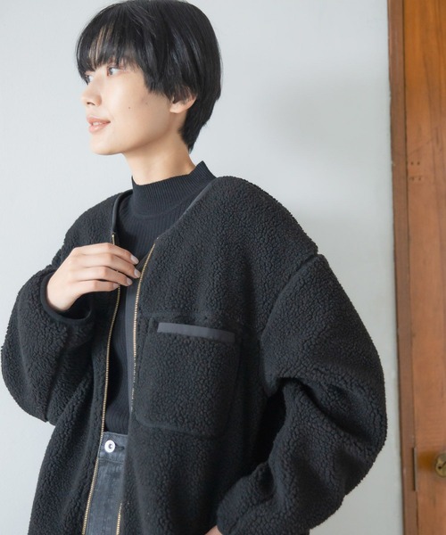 「LEPSIM」 ブルゾン MEDIUM グレイッシュベージュ レディース_画像8