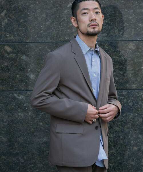 「URBAN RESEARCH ROSSO MEN」 セットアップ MEDIUM チャコールグレー メンズ_画像3