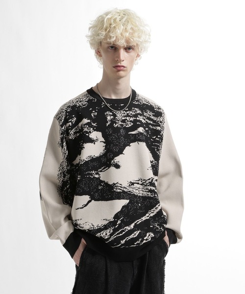 HARE（ハレ） セーター ニット BONSAI KNIT(HARE) メンズ : ZOZOTOWN
