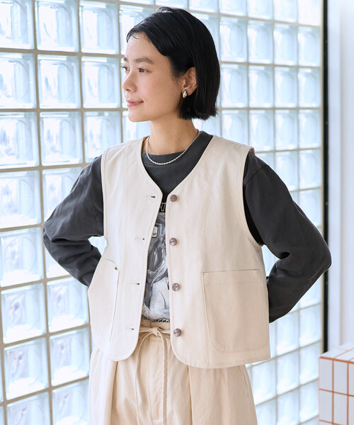 ジーフォア　レディースベスト G/FORE レディース ジップアップ ベスト 美品 【公式通販】