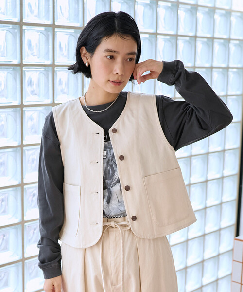 FREAK'S STORE（フリークスストア） ベスト ジレ RED KAP × FREAK'S