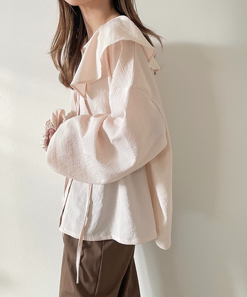 INTER FACTORY（インターファクトリー） ブラウス シャツ choco 