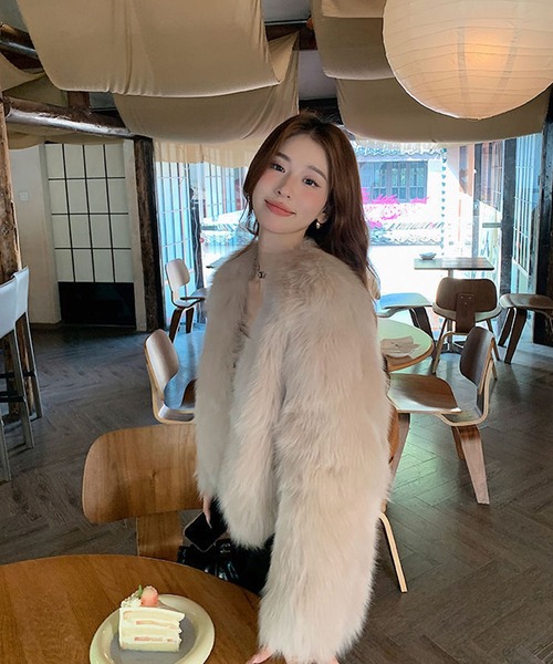 「meJane」 「fashion」ジャケット FREE ライトベージュ レディース_画像2