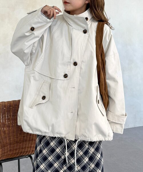 MUSE de Deuxieme Classe 「MUSE classe」 トレンチコート 38 ベージュ