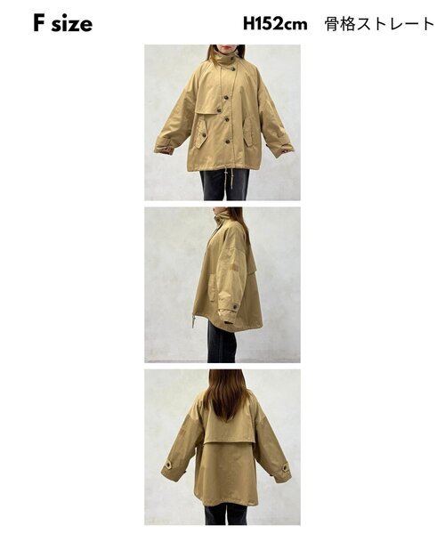 CPCM（シーピーシーエム） トレンチコート コート ミドル丈モッズ