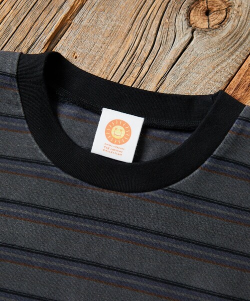 「Jonas Claesson」 半袖Tシャツ LARGE マスタード メンズ_画像3