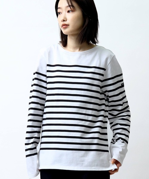 SAINT JAMES」 長袖カットソー MEDIUM ブラック レディース 楽天市場 