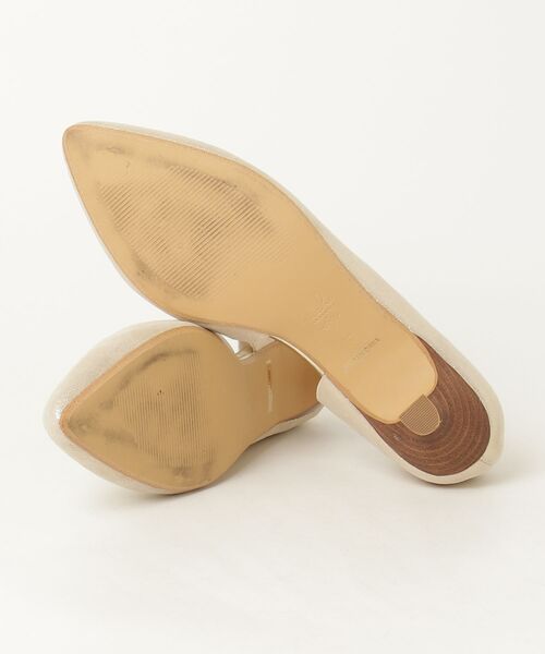 「PICHE ABAHOUSE」 フラットサンダル 37 ベージュ レディース_画像3