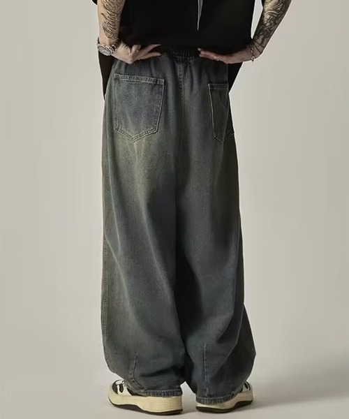 「NEW GENTLEMAN」 デニムパンツ L ブルー メンズ_画像6