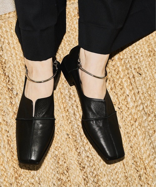 「GRISE」 フラットパンプス 25cm アイボリー レディース_画像5