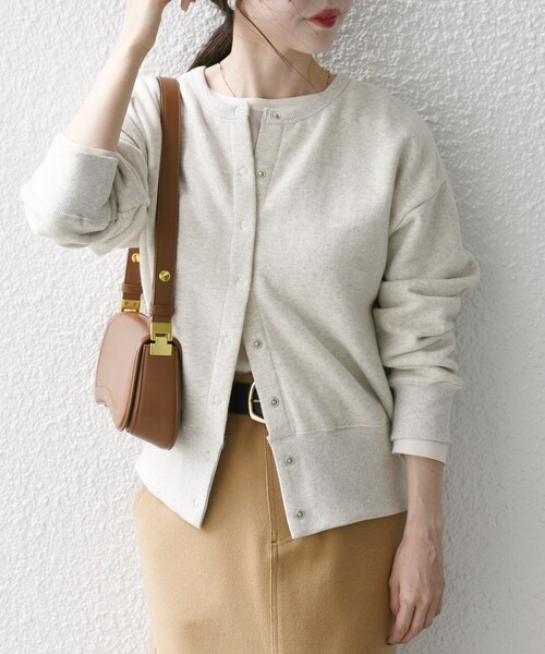 「SHIPS any」 カーディガン ONE SIZE ライトグレー レディース_画像2