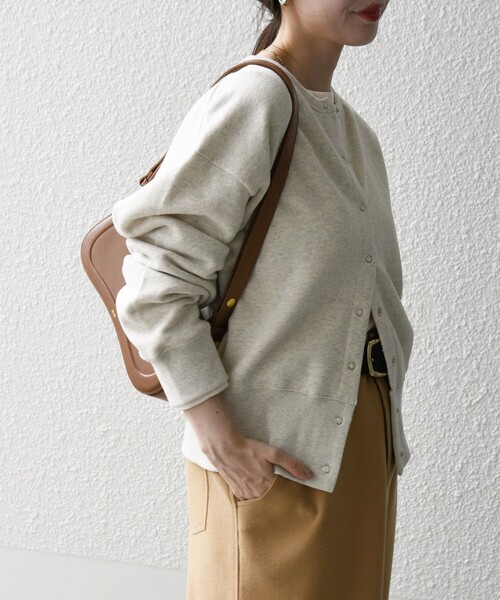 「SHIPS any」 カーディガン ONE SIZE ライトグレー レディース_画像3