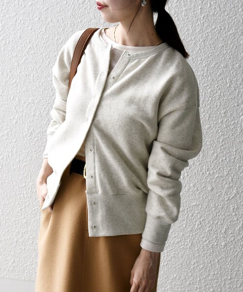 「SHIPS any」 カーディガン ONE SIZE ライトグレー レディース_画像4