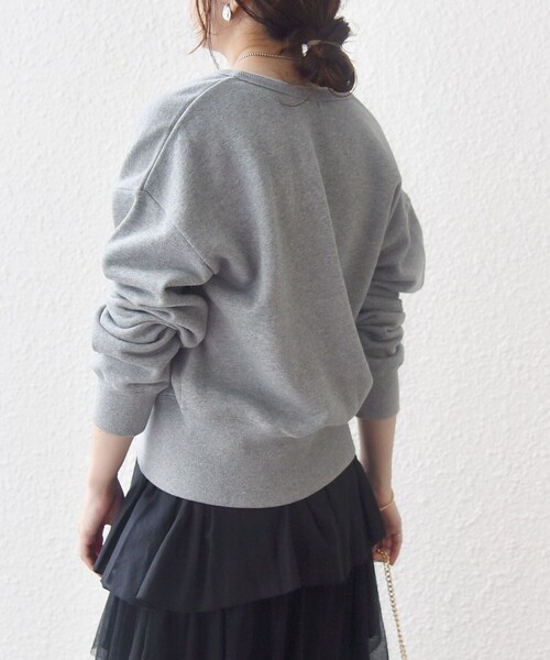 「SHIPS any」 カーディガン ONE SIZE ライトグレー レディース_画像6