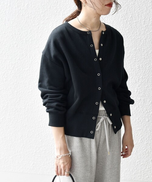 「SHIPS any」 カーディガン ONE SIZE ライトグレー レディース_画像9