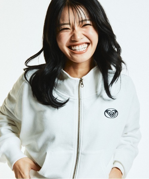 「ROXY」 カーディガン MEDIUM グレー レディース_画像3