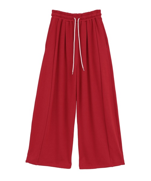 ワイドパンツ スウェットパンツ ジャージ 「CLANE/クラネ」COCOON BULKY SWEAT PANTS/コクーンバルキースウェットパンツの画像