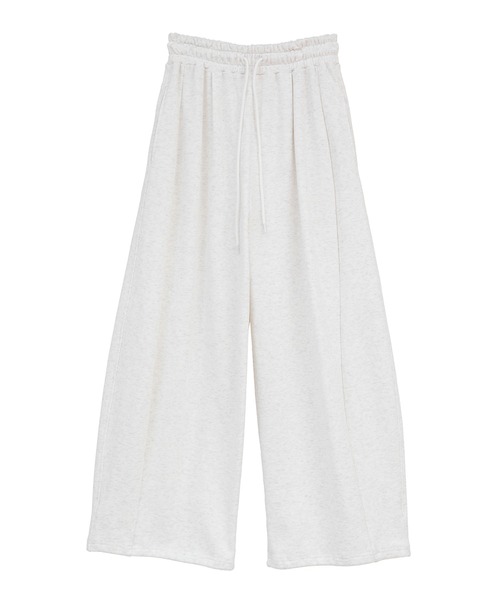 ワイドパンツ スウェットパンツ ジャージ 「CLANE/クラネ」COCOON BULKY SWEAT PANTS/コクーンバルキースウェットパンツの画像