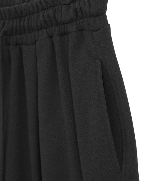 ワイドパンツ スウェットパンツ ジャージ 「CLANE/クラネ」COCOON BULKY SWEAT PANTS/コクーンバルキースウェットパンツの画像