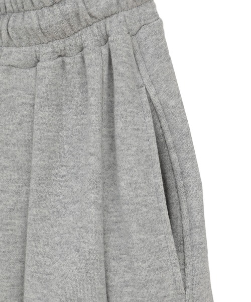 ワイドパンツ スウェットパンツ ジャージ 「CLANE/クラネ」COCOON BULKY SWEAT PANTS/コクーンバルキースウェットパンツの画像