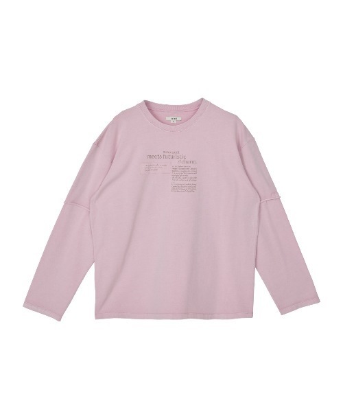 Ameri（アメリ） tシャツ 「ZOZOTOWN限定」VINTAGE LIKE LAYARD LONG