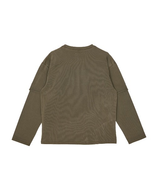 Ameri（アメリ） tシャツ 「ZOZOTOWN限定」VINTAGE LIKE LAYARD LONG
