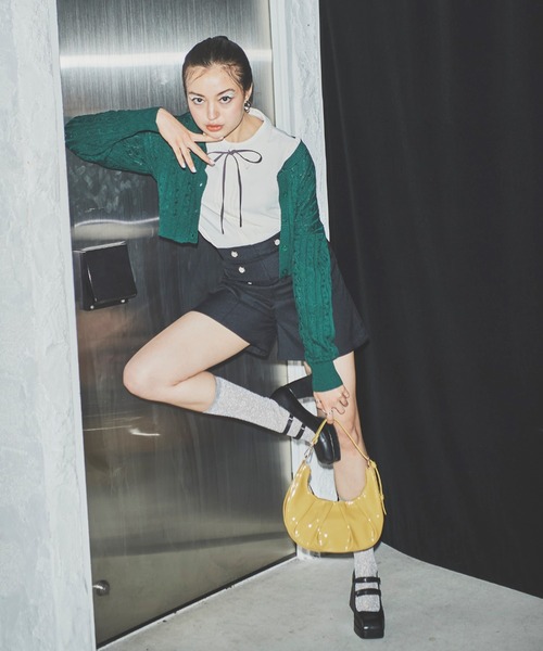 「Cheek」 ショートパンツ MEDIUM ブラック レディース_画像2