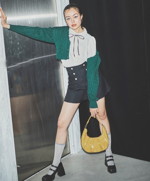 「Cheek」 ショートパンツ MEDIUM ブラック レディース_画像3