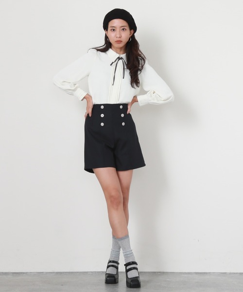 「Cheek」 ショートパンツ MEDIUM ブラック レディース_画像7