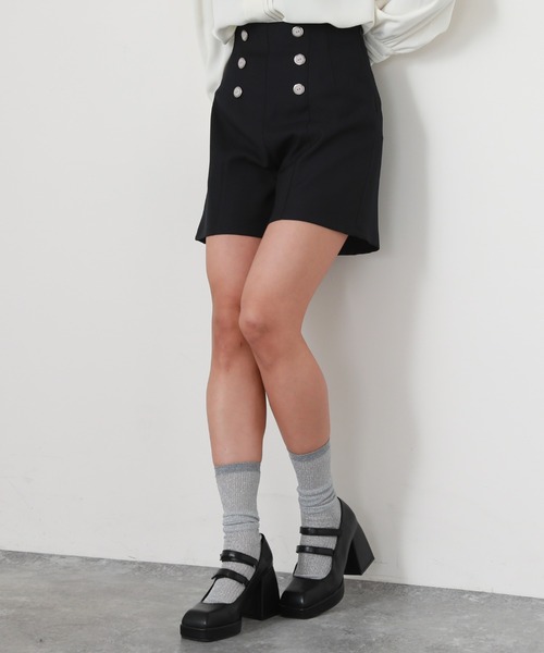 「Cheek」 ショートパンツ MEDIUM ブラック レディース_画像9