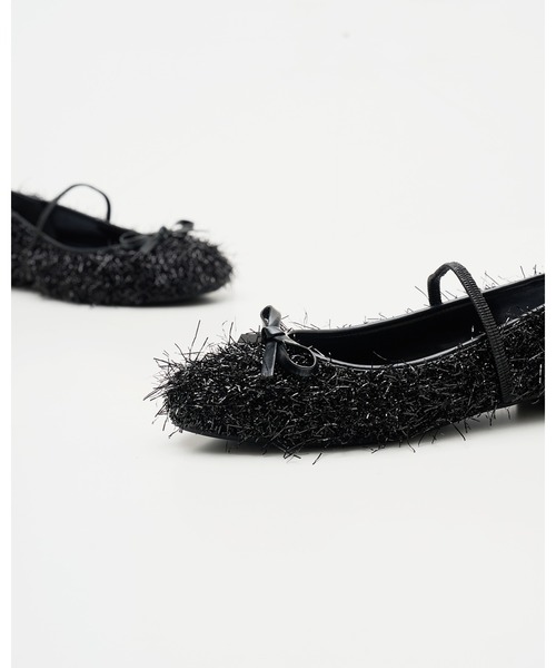 「Emma Francis」 バレエシューズ 25.0cm レッド レディース_画像4