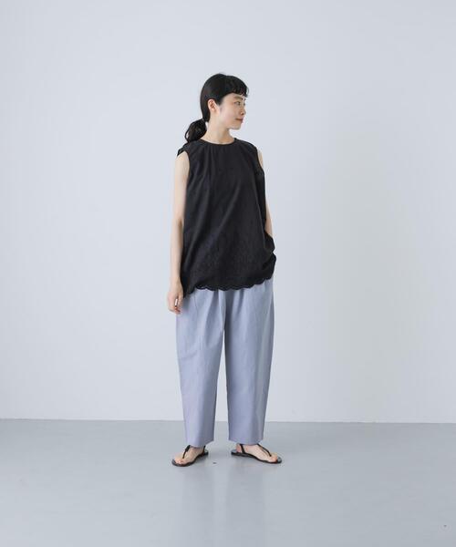 「かぐれ」 サルエルパンツ FREE ネイビー レディースの画像