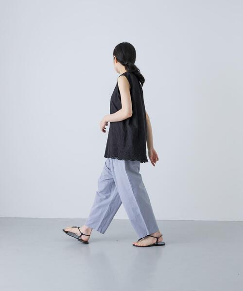 「かぐれ」 サルエルパンツ FREE ネイビー レディースの画像