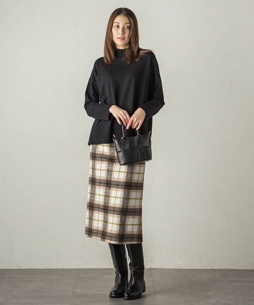 「ketty」 タイトスカート M アイボリー レディース_画像4