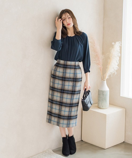 「ketty」 タイトスカート M アイボリー レディース_画像9