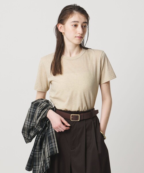 UNITED ARROWS ユナイテッドアローズ シルバー ラメ カットソー UNITED ARROWS（ユナイテッドアローズ）の「グリッターラメ ジャージー