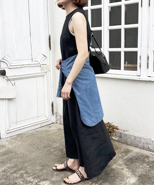 「Spick \u0026 Span」 ノースリーブワンピース 38 ブルー系その他 レディースの画像