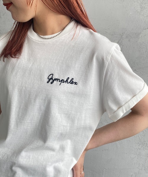 GYMPHLEX（ジムフレックス） tシャツ コットンジャージー ワンポイント