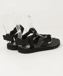 「Teva」 フラットサンダル 22cm ブラ...の詳細画像1
