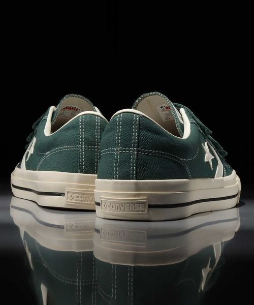 「CONVERSE」 ローカットスニーカー 25.0cm グリーン メンズ_画像2